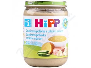 HiPP POLÉVKY BIO Zeleninová s telecím m. 190g ()