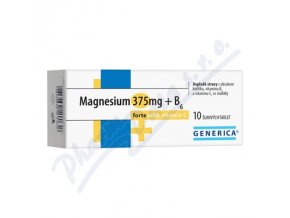 Magnesium 375mg+B6 forte Generica+Vit.C eff.tbl.10 ()