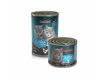 Leonardo Kitten bohaté na kuřecí maso 200 g (Hmotnost 800 g)