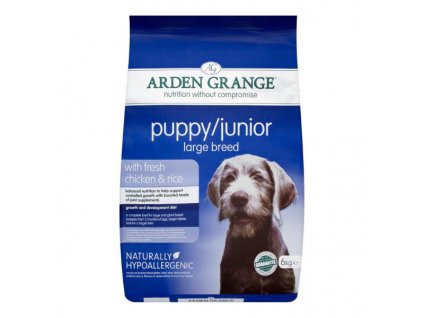 Arden Grange Puppy/Junior Large Breed with fresh Chicken & Rice (Hmotnost 12 kg)