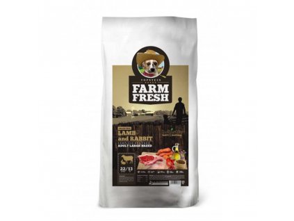 Farm Fresh Lamb and Rabbit Adult Large Breed Grain Free (Váha 5 kg)