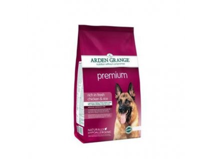 Arden Grange Premium rich in fresh Chicken & Rice (Hmotnost 12 kg)