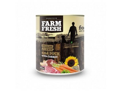 3012 farm fresh sheep and duck with carrot 800g