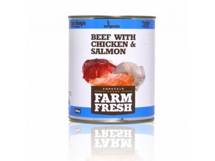 3066 farm fresh beef with chicken salmon 800 g