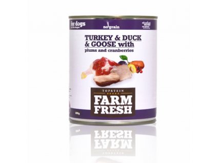 3069 farm fresh turkey duck goose with plums 800g