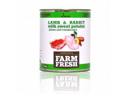3075 farm fresh lamb rabbit with sweet potato plum 800g