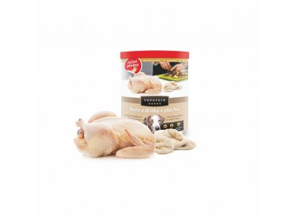 3159 topstein kure a drstky v plechu 800g