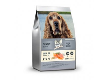 Best Breeder Senior / Light Fish & Rice (Hmotnost 12 kg)