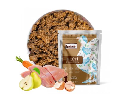 Jemně vařené Krůtí Mixáno