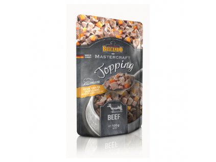 841 belcando mastercraft topping beef hovezi svalovina s mrkvi 100 g