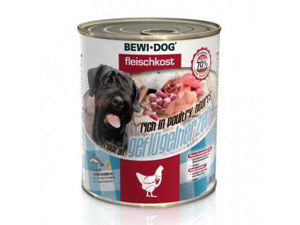 Bewi Dog Bohaté na drůbeží srdce (Hmotnost 800 g)