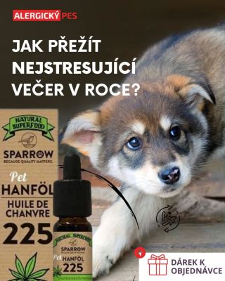 🎆 Silvestr = stres pro mnoho psů A u citlivých a alergických psů často ještě intenzivnější. Hlasité rány, světla a...