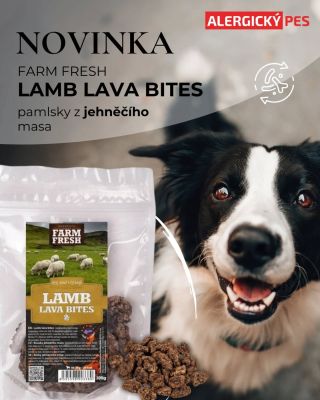 📣 NOVINKA V E-SHOPU! 🐶🔥 Máme pro vaše mazlíčky něco extra! 👇 🐾 Farm Fresh Lamb Lava Bites – 100 % přírodní masové pamlsky...