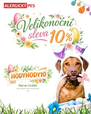 🐣 Velikonoce jsou tady 🐣 A s nimi i malá radost pro Vaše psí a kočičí parťáky 🐾 Využijte naši 10% velikonoční slevu 💛 ⏳...