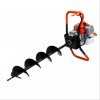 1 KrafTech KTED73 Pro Talajfúrógép 6,5Lóerő 73Köbcenti 3db szár 100150200mm