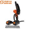 HAINA H-6798 AKUMULÁTOROVÁ REŤAZOVÁ PÍLA S 2 REŤAZAMI A 2 BATÉRIAMI 62 V/4000 MAH, 15,24 CM REZNÝ KOTÚČ A REŤAZ, RÝCHLOSŤ REŤAZE 5 M/S, OLEJOVÁ NÁDRŽ