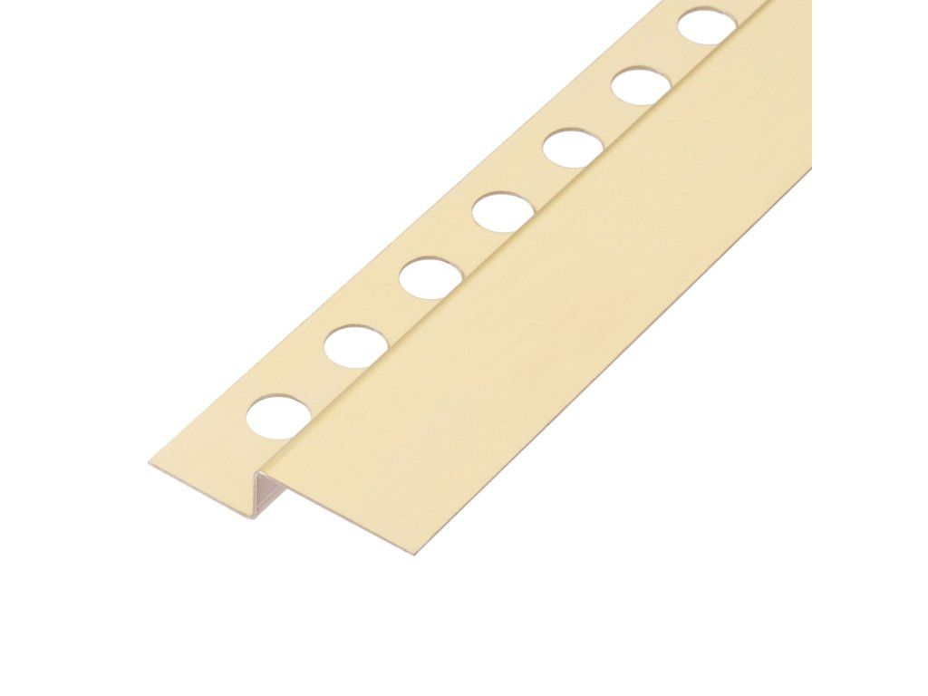 Predná sprchová lišta 120 cm zlatá