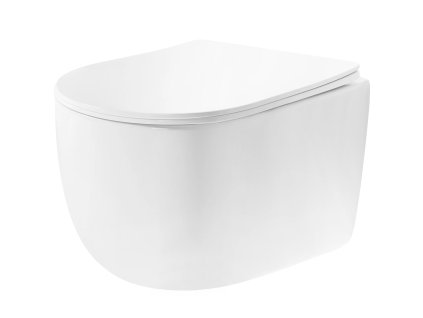 Závesné záchodová misa Rea Eddy Tornado Rimless Flat N