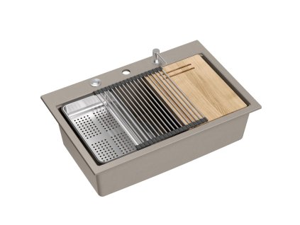 granitový drez MARC 110 WORKSTATION Beige