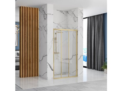 Sprchové dvere Rea Alex 100 Gold Brush