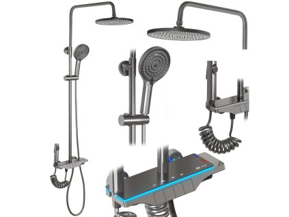 Sprchový set s termostatom REA Savio Titanium