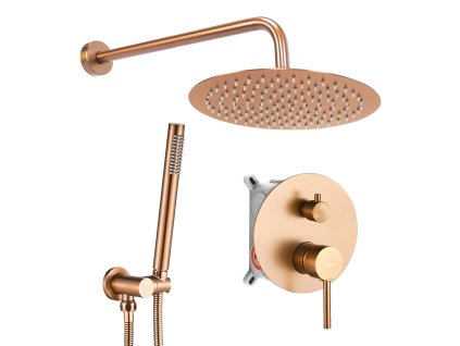Podomietková sprchová súprava Rea Lungo Copper Brush   + BOX