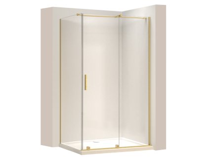Sprchová kabína REA Montana Gold Brush 130x90