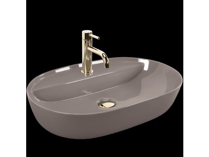 Umývadlo na dosku REA Aura 61 Beige Shiny