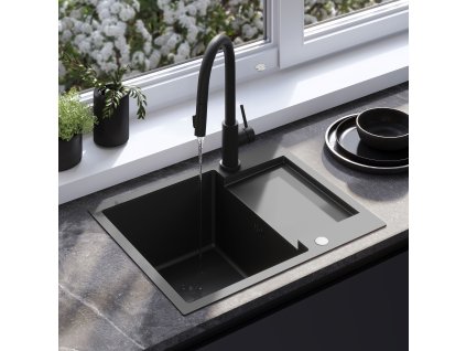 Oceľové umývadlo Paul Black