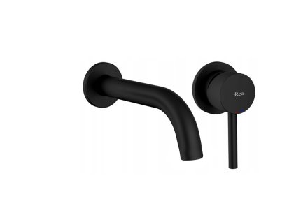 Rea Lungo podomietková umývadlová batéria + BOX systém, čierna matná, BAT-B0969