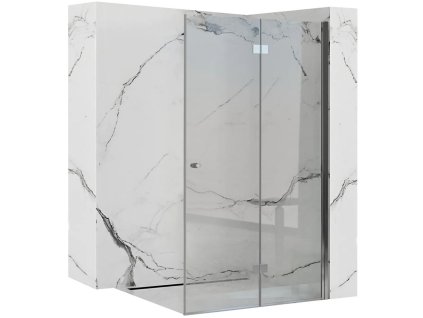 Rea Fold N2 skladacie sprchové dvere pre sprchový kút 90x190 cm, priehľadné sklo, profil chróm, REA-K7442