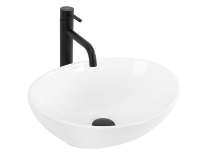 Rea Sofia umývadlo na dosku 41 x 35 cm, biele, REA-U0133