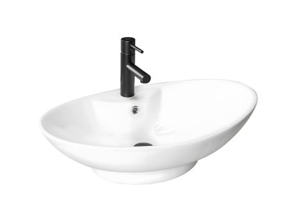 Rea Rosa umývadlo na dosku 65 x 44 cm, biela, REA-00692