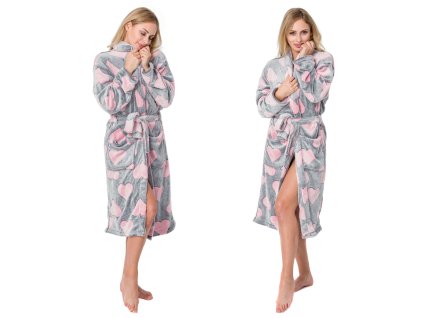 Szlafrok damski Sally Pink