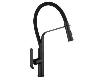 Rea Castor vysoká kuchynská batéria čierna matná, REA-B6935
