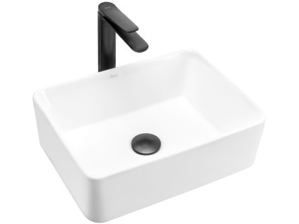 Rea Anita mini umývadlo na dosku 41 x 31 cm, biela, REA-U0952