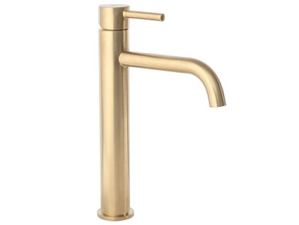 Rea Lungo vysoká umývadlová batéria, zlatá matná, REA-B4526