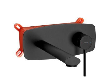 Rea Oval podomietková umývadlová batéria + BOX, čierna matná, REA-B8860