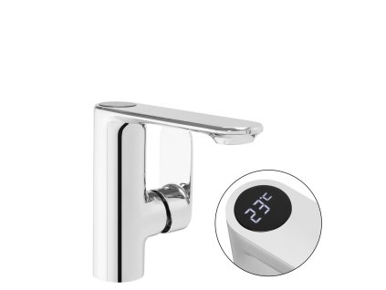 Rea Mils LCD umývadlová batéria, chróm, REA-B2000