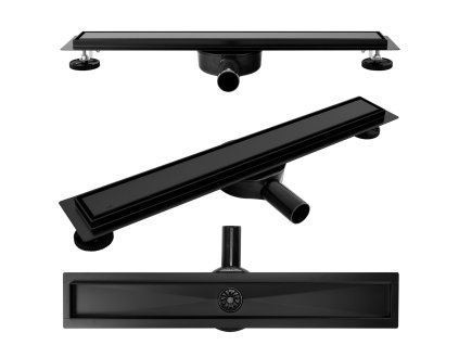 Odtokový žľab Pure NEO Pro 2v1 50 - čierny