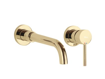 Rea Lungo Long podomietková umývadlová batéria dlhá + BOX,  zlatá, REA-B0370