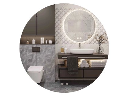 Zrkadlo LED 80cm HZJ080