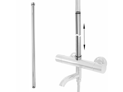 Predĺženie pre vaňovú/sprchovú súpravu CHROM 60cm