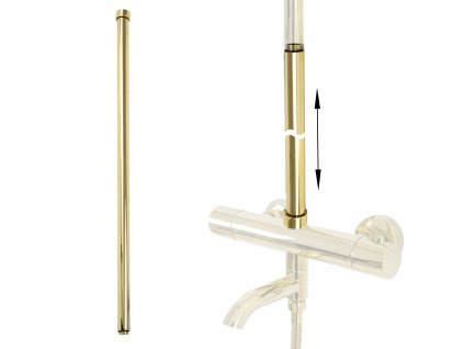 Predĺženie pre vaňovú/sprchovú súpravu GOLD 60cm