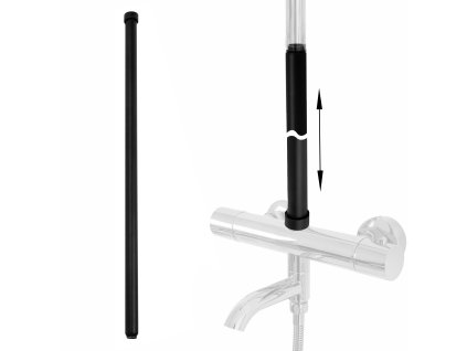 Predĺženie pre vaňovú/sprchovú súpravu BLACK 60cm