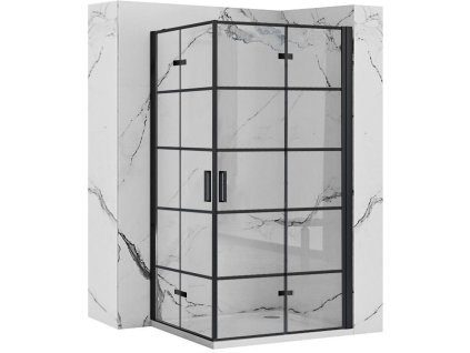 Sprchová kabína Rea Molier Black Double 80x100