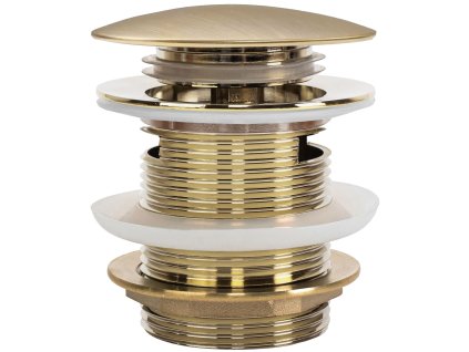 Rea univerzálna vaňová výpusť Click-clack 6 cm, zlatý, REA-W2005