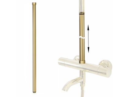 Predĺženie pre vaňovú/sprchovú súpravu GOLD BRUSH 60cm