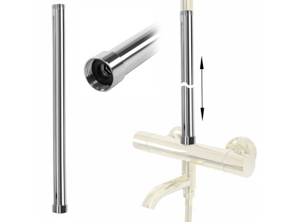 Predĺženie pre vaňovú/sprchovú súpravu CHROM 50cm