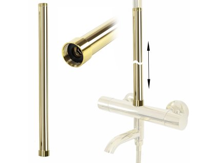 Predĺženie pre vaňovú/sprchovú súpravu GOLD 50cm